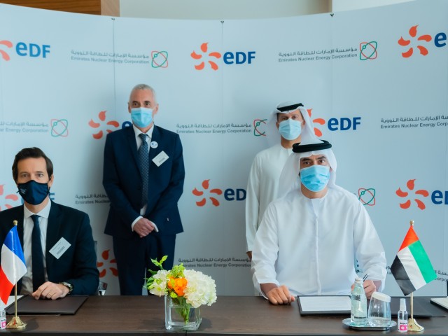 Laurent CLEMENT signs a Letter of Intend with ENEC for R&D in nuclear