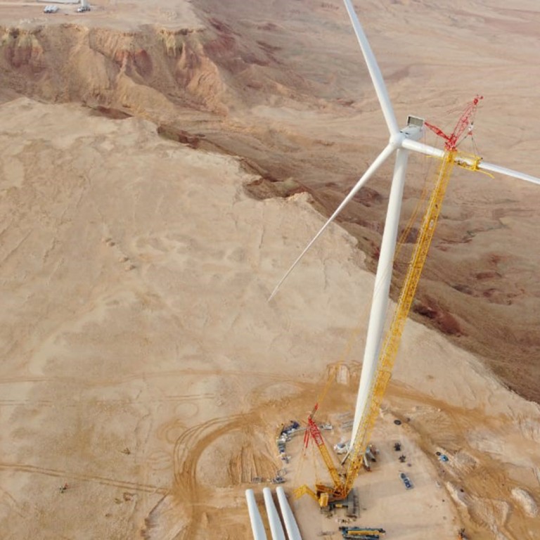 Dumat Al Jandal wind farm: largest wind farm middle east